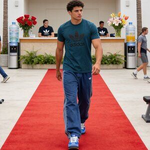 Adidas Men’s Originals Trefoil T-Shirt Aurora Ivy Black JY1429 Size Medium